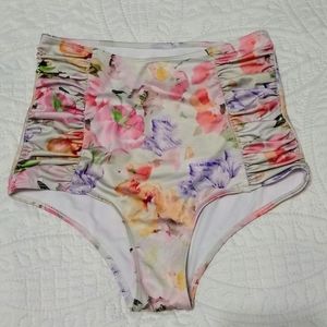 Kortni Jeane watercolor floral bottoms